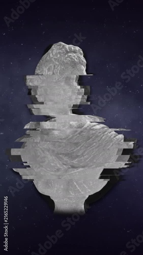 Animation of interference and sculpture over space
