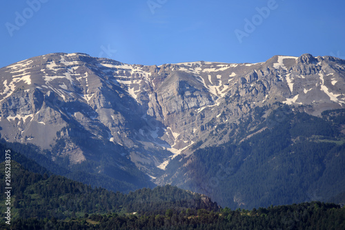 Landscape in the Pre-Pyrenees in northern Catalonia, Spain