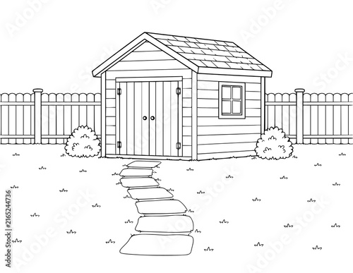 Outdoor Home Background Coloring Pages | House Surroundings, Front Yard, Backyard, Garden, Patio, Driveway, Porch, Fence, Lawn & Outdoor Living Scenes for Kids, Classroom Crafts & Creative Activities