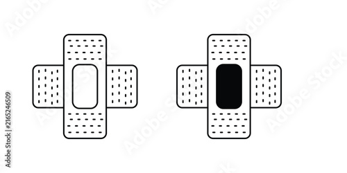 Health set icon with white background vector stock illustration