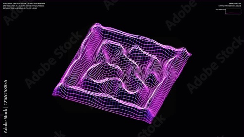 kinetic topographic gray scott 3d
