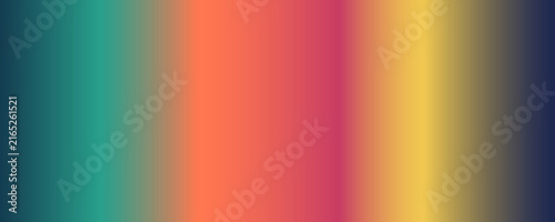 Canvas Print Colorful abstract vertical gradient background with smooth blended vivid neon st