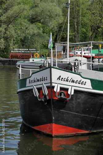 Quadro su tela Historischer Hafen Brandenburg a.d. Havel