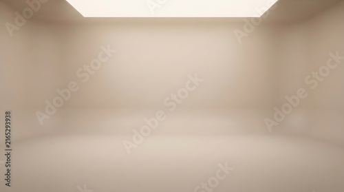 Minimalist blank taupe wall gradient for modern clean design backgrounds and presentations