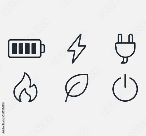  Power and energy Icons 