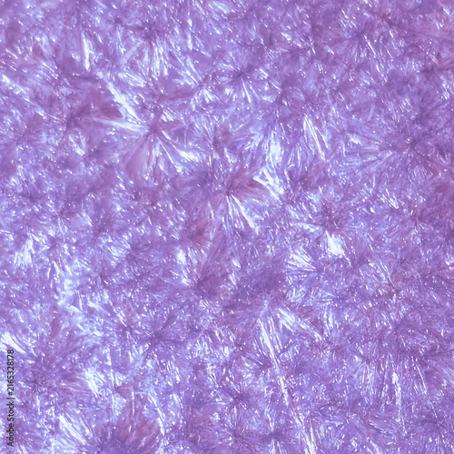 Konstfotografi Complex purple and pink square abstract macro texture with star-like dendritic c