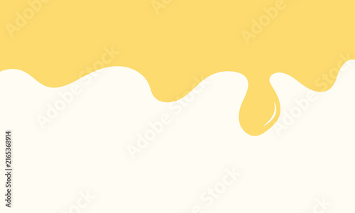 lemon melting splash vector design