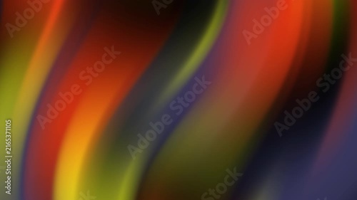 Blurred abstract waves in orange, yellow, green, red with dark aesthetic. Suitable for backgrounds, web graphics, and modern designs.