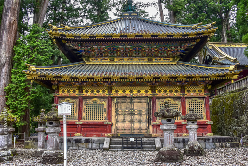 Bild auf Leinwand Kyozo (Storehouse for sutras), Tosho-gu shrine, Nikko, Japan