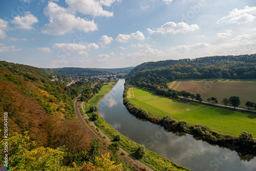 Canvastavla Weser Sky