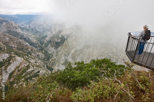 Konstfotografi Picturesque viewpoint in Cantabria