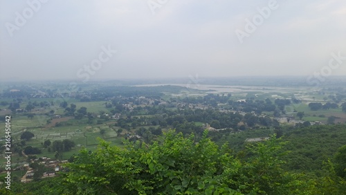 Beautiful view of Son Valley from Eco Point, Robertsganj, Sonbhadra in Uttar Pradesh, India 