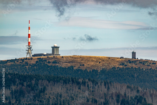 Fotografie Blick auf den Brocken