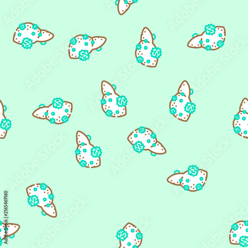 Obraz na plátne psoriasis man disease vector seamless pattern psoriasis man disease sign illustr