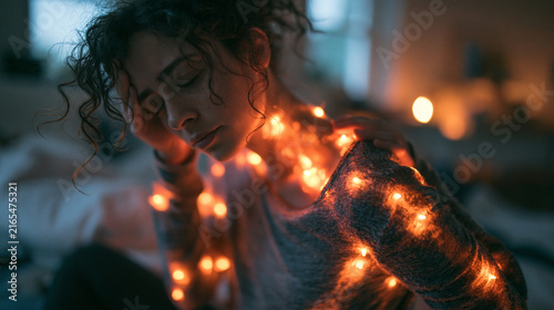 Woman Suffering from Severe Migraine and Chronic Nerve Pain