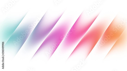 Abstract colorful pastel gradient diagonal lines moving right video loop background