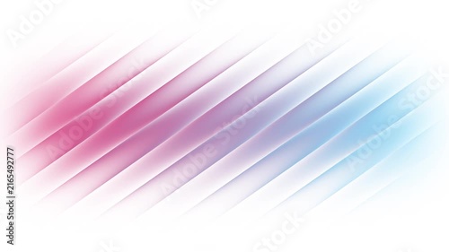 Abstract red and blue soft gradient diagonal lines motion graphics video loop background