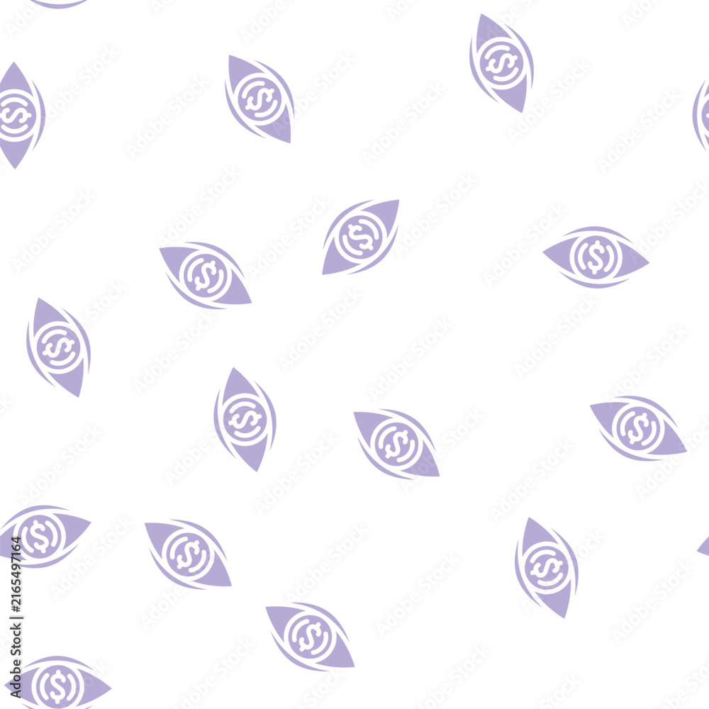 Obraz premium visualization business intelligence glyph vector seamless pattern. visualization business intelligence signthin illustration