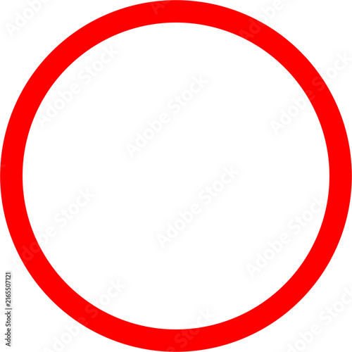 red circle
