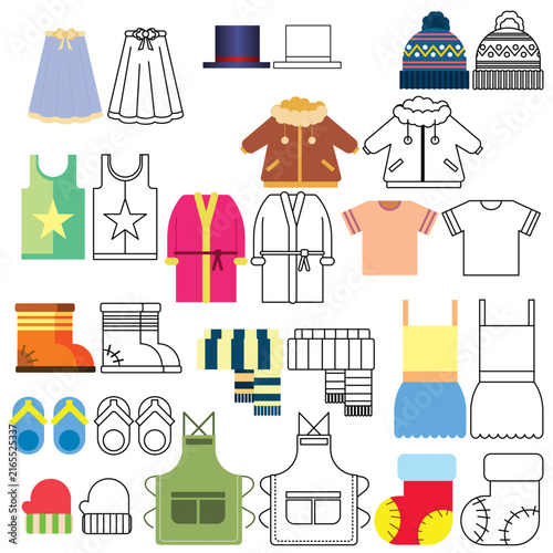 Foto Fashionable clothing for everyday looks