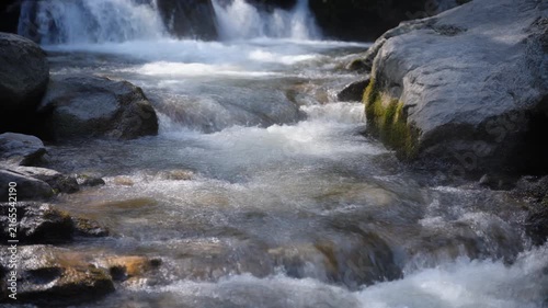 a high quality stock video about Water over rocks