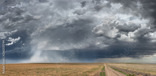 Konstfotografi Storm cell formation in Tornado Alley