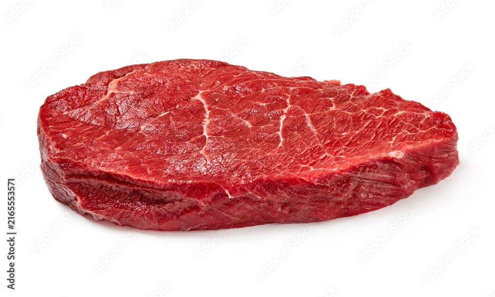 Obraz premium raw ground beef patty