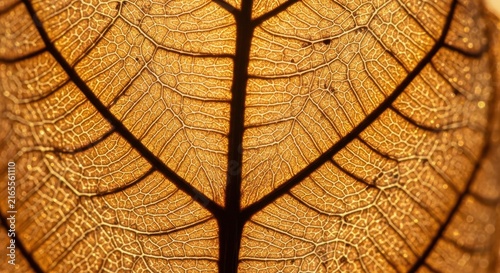 Close-up of brown leaf texture.
