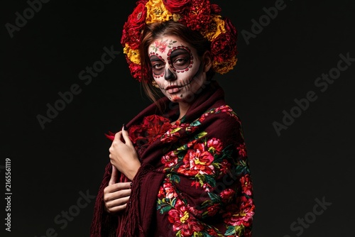 Creative Sugar Skull Makeup for Halloween and Day of the Dead Celebration