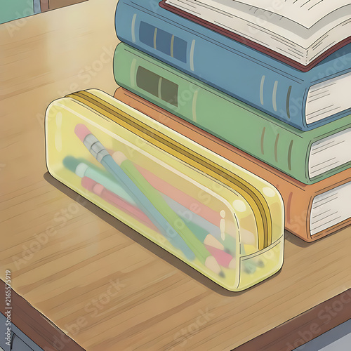 Pencil case, school pencil case, student, school, pencil, pen, teacher