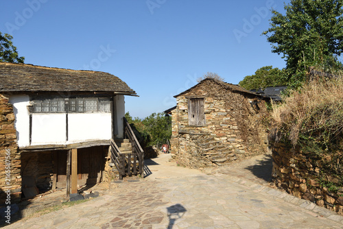 village of  Santa Cruz de los Cuerragos (ethnographic complex), Zamora province, Castile and Leon, Spain