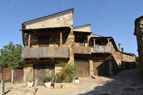 Village of Santa Cruz de los Cuerragos (ethnographic complex), Zamora province, Castile and Leon, Spain