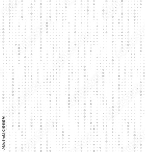 Minimalist Vertical Dotted Lines Seamless Pattern, Light Gray Technology Texture.