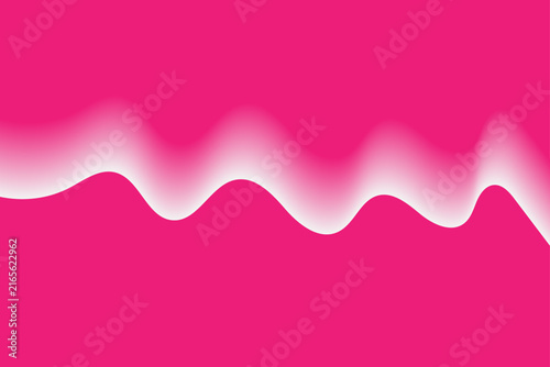 Abstract pink and white wave background with smooth gradient and flowing form
