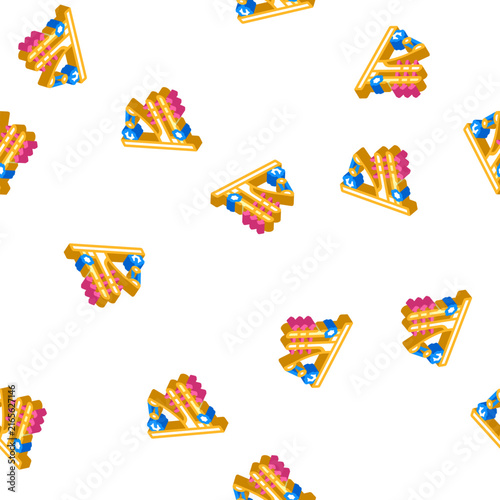 Cuadro en lienzo arrow thrower isometric seamless pattern