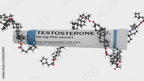 A 3d animation of pharmaceutical tube labeled 