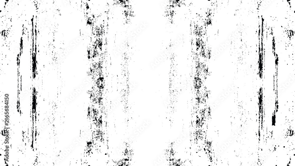 Fototapeta premium Symmetrical Black and White Grunge Texture Background for Vintage Overlay and Distressed Graphic Design Projects