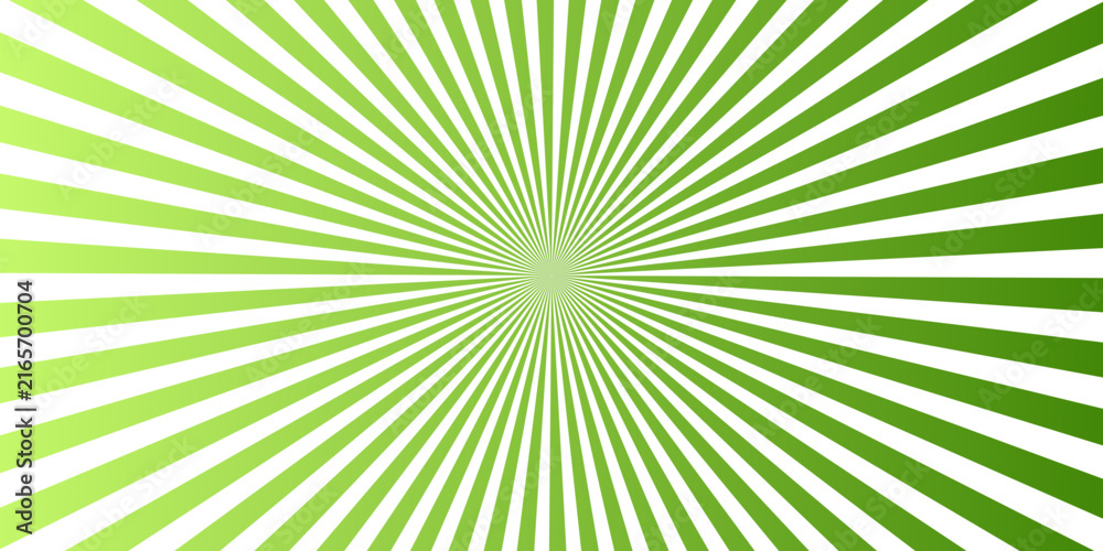 Fototapeta premium Retro yellow and olive starburst background, dramatic light beams expanding across the frame, abstract vibrant vector graphic for wallpaper, cover and backdrop.