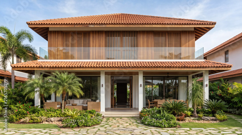 Modern luxury house exterior architecture design facade