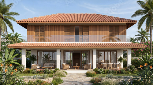 Modern luxury house exterior architecture design facade