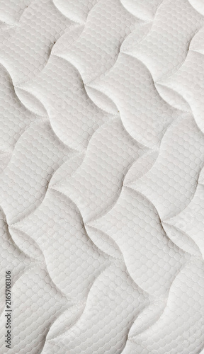 White Abstract Texture Background with Soft Layered Pattern, Surface texture of the white mattress.