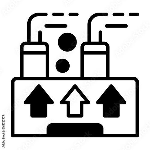 Geothermal Energy Vector Icon