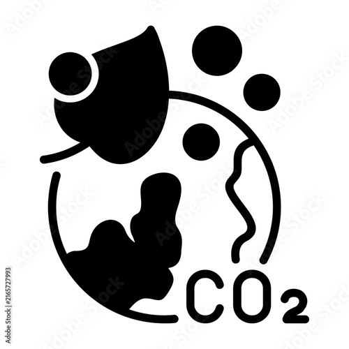 Zero Emission Vector Icon