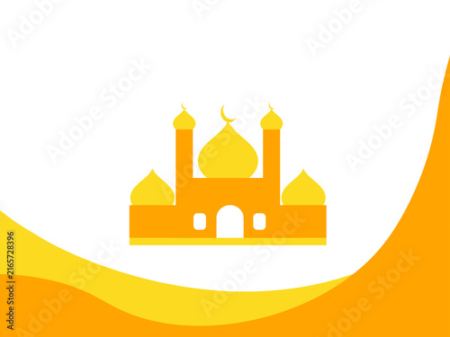 Vector Illustration of Iconic Castles and Temples, Ancient Architecture, Towers and Landmarks for Travel, Tourism, Religion and World Monument mosque Design