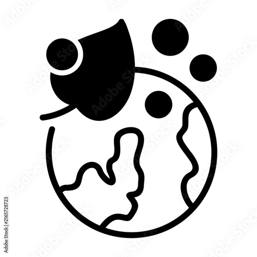 Eco Earth Vector Icon