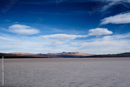 Photography Expansive salar landscape under deep blue sky