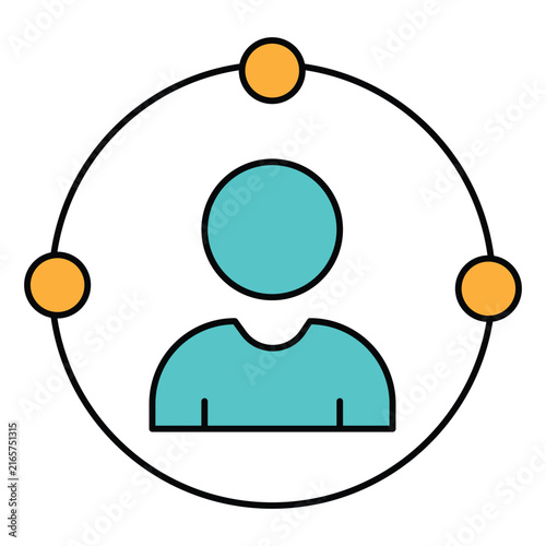 AI Personalization Engine Vector Icon For Customer Experiences