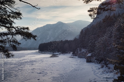 winter in the mountains