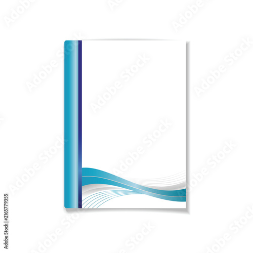 gradient design notebook for bussiness purposes vector design
