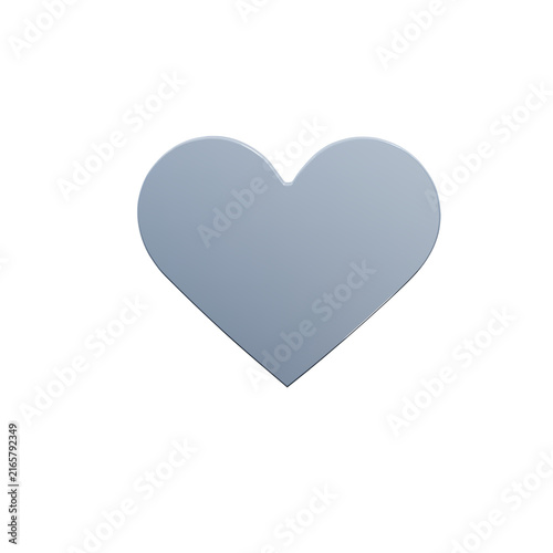Obraz na płótnie Heart shape icon representing romantic love affection and emotional healthcare v